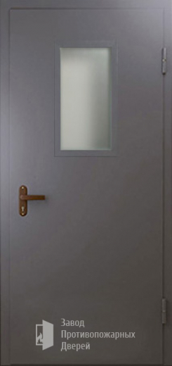 Фото двери «Техническая дверь №4 однопольная со стеклопакетом» в Дмитрову