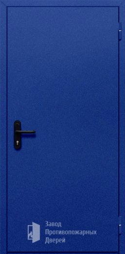 Фото двери «Однопольная глухая (синяя)» в Дмитрову