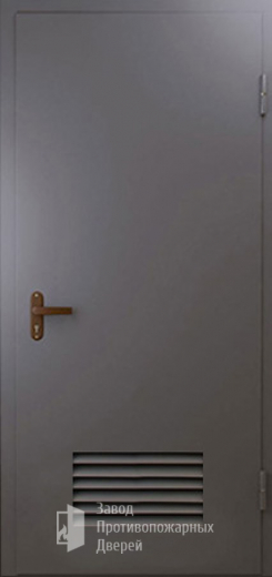 Фото двери «Техническая дверь №3 однопольная с вентиляционной решеткой» в Дмитрову