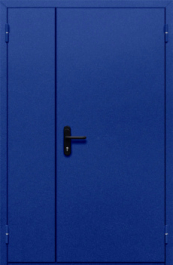 Фото двери «Полуторная глухая (синяя)» в Дмитрову