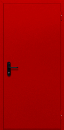 Фото двери «Однопольная глухая (красная)» в Дмитрову