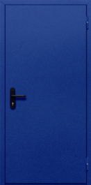 Фото двери «Однопольная глухая (синяя)» в Дмитрову